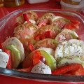 El cooksnap de Ana Escribano cuando hizo Ratatouille con Mozzarella.