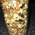 El cooksnap de Yeni Maiorano cuando hizo Granola con miel.
