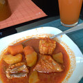 El cooksnap de KO Minami cuando hizo Mole de Olla (Caldo de Res Picante - Hot Beef Stew).