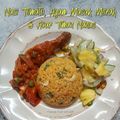 Cooksnap Nur Azliani Amer semasa beliau membuat Nasi tomato.