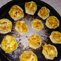 El cooksnap de Leticia cuando hizo Canastitas de Pollo y Salsa Blanca.