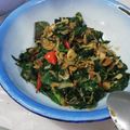 Cooksnap dari Astri Bidarlia untuk resep Tumis daun singkong & udang rebon