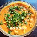 Aarti Dave का कुकस्नैप जब उन्होंने मेथी मटर मलाई पनीर(METHI MATAR MALAI RECIPE IN HINDI) बनाया था।