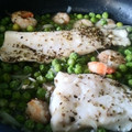 El cooksnap de Carmeta cuando hizo Guisantes con Gambas.