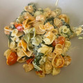 El cooksnap de Noelia López cuando hizo Pasta con gambón medio improvisada 🦐.