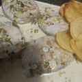El cooksnap de Fla Desirée Ribulgo cuando hizo Salmón Blanco Grillado con Salsa al Verdeo y Cubos Dorados al Horno.
