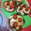 El cooksnap de Brandon cuando hizo Pizzetas de Harina integral.
