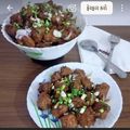 Jigna Patel's cooksnap of when they made લેફ્ટ ઓવર ખીચડી ડ્રાય મંચુરિયન (Left Over Khichdi Dry Manchurian Recipe In Gujarati).