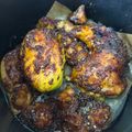 Cooksnap Wan Sha semasa beliau membuat Ayam Bakar ala Wong Solo.