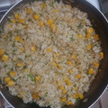 El cooksnap de Loyda Clavijo cuando hizo Arroz, quinoa y choclo.