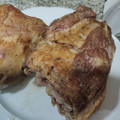 El cooksnap de Vane cuando hizo Aguja de cerdo rellena de queso roquefort y jamón cocido.