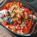 El cooksnap de socramv cuando hizo Dorada con verduras y patatas al horno.