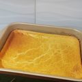 El cooksnap de Mar cuando hizo Fainá de queso licuado.