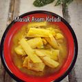 Cooksnap Nur Nadiah semasa beliau membuat Tumis Asam Batang Keladi.