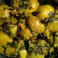Babita Sharma का कुकस्नैप जब उन्होंने आलू मेथी की सब्जी(aloo methi ki sabji recepie in hindi) बनाया था।
