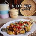 Cooksnap Hani Shaimi semasa beliau membuat Siakap sweet sour ala thai.