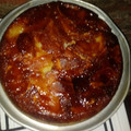 El cooksnap de Morena cuando hizo Tarta de manzana invertida.
