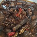 Cooksnap cherita lensa semasa beliau membuat Terung Kicap Mudah.