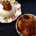 Antara Roy's cooksnap of when they made ডিম পোস্ত (dim posto recipe in Bengali).