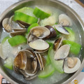 彭 的 簡易蛤蠣絲瓜 cooksnap