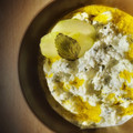 El cooksnap de Arianne cuando hizo Salsa Tzatziki.