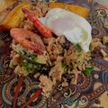 Cooksnap de Lorival Cardoso quando cozinhou Arroz frito (Nasi Goreng) estilo indonésio.