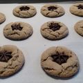 Misty Bass's cooksnap of when they made Peanut Butter Blossoms.