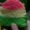 Cooksnap dari Suji Lestari untuk resep Rainbow Cake Kukus ny. Liem