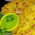 Moubani Das Biswas's cooksnap of when they made Besan Chilla.