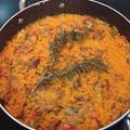 El cooksnap de Aj Jg cuando hizo Arroz con conejo y romero.