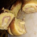 El cooksnap de Julieta Miñoz cuando hizo Cremona rellena de jamón y queso.