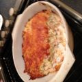 Jason Wheatley's cooksnap of when they made mashed baked potatoes with cheese and bacon.