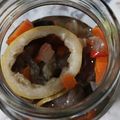El cooksnap de Analí cuando hizo Berenjenas en escabeche 🍆🍆🍆.