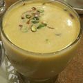 Diksha 's cooksnap of when they made Thandai Lassi.