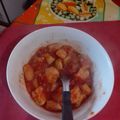 El cooksnap de Noelia Itati Benitez cuando hizo Ñoquis de zapallo con crema de albahaca y ajo.