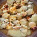 El cooksnap de Mabi cuando hizo Pulpo gratinado con queso San Simón.