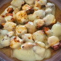 El cooksnap de Mabi cuando hizo Pulpo gratinado con queso San Simón.