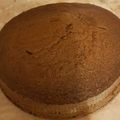 El cooksnap de Celeste Mendoza cuando hizo Bizcochuelo de chocolate con dulce de leche.