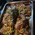 El cooksnap de Virginia Zaicovich cuando hizo Bondiola a la cerveza con miel.