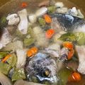 Cooksnap dari Yulita Endang untuk resep Sup ikan gurame, kuah gurih, pedas, asam, segar