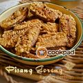 Cooksnap Aznie Khasri semasa beliau membuat Pisang Goreng Rangup Berbijan + Sambal Chili Kichap Mabeles #chefzam.