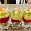 Dr Faiza Khan's cooksnap of when they made Fruit custard.
