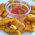 Pure's cooksnap of when they made Fish Bhajia with Kachumbari.