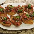 elenorski 's cooksnap of when they made Fresh Tomato Bruschetta.