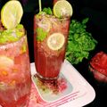 Sonali Banerjee's cooksnap of when they made ওয়াটারমেলন মোজিতো (watermelon mojito recipe in Bengali).