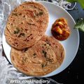 Arti Panjwani का कुकस्नैप जब उन्होंने लच्छा पराठा (lachha paratha recipe in Hindi) बनाया था।