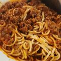 El cooksnap de Cecilia Corral cuando hizo Salsa bolognesa.