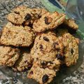 El cooksnap de Mabel Perez cuando hizo Galletas de avena, con bananas molidas, coco rallado y pasas.