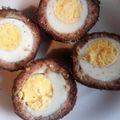 Emelda's cooksnap of when they made Scotch eggs.