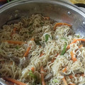 El cooksnap de Isabel Fleitas cuando hizo Yakisoba de ternera.